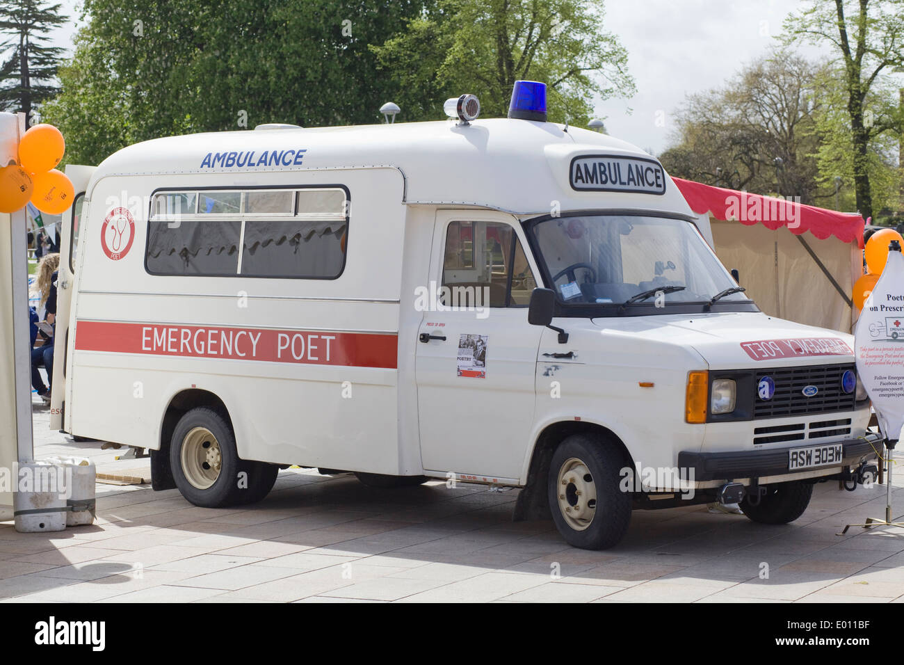 Poeta di emergenza Ambulanza Foto Stock