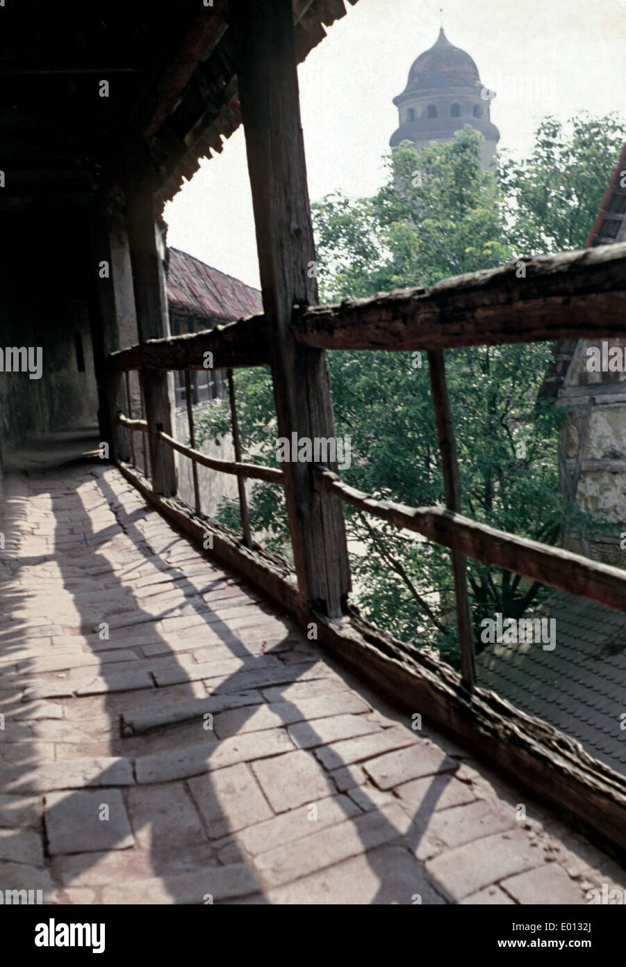 Rothenburg ob der Tauber, 1955 Foto Stock