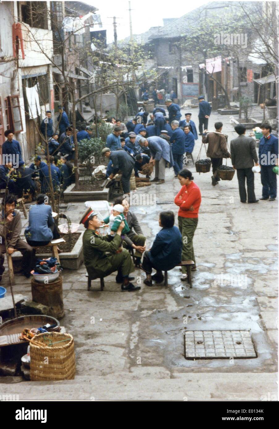 Chongqing Cina, 1985 Foto Stock