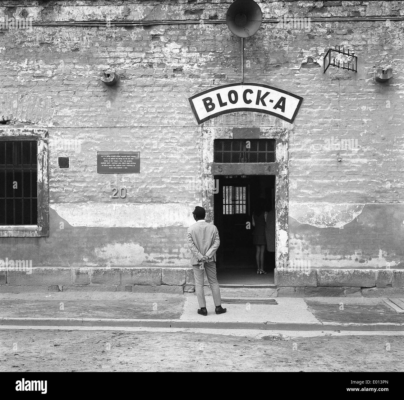 Theresienstadt campo di concentramento nella Repubblica ceca, 1969 Foto Stock