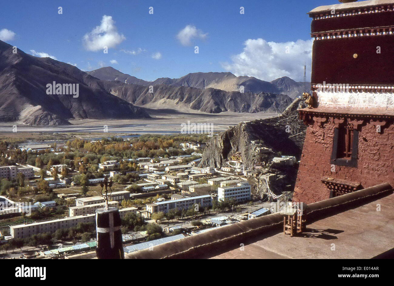 Il palazzo del Potala a Lhasa nel Tibet, 1986 Foto Stock