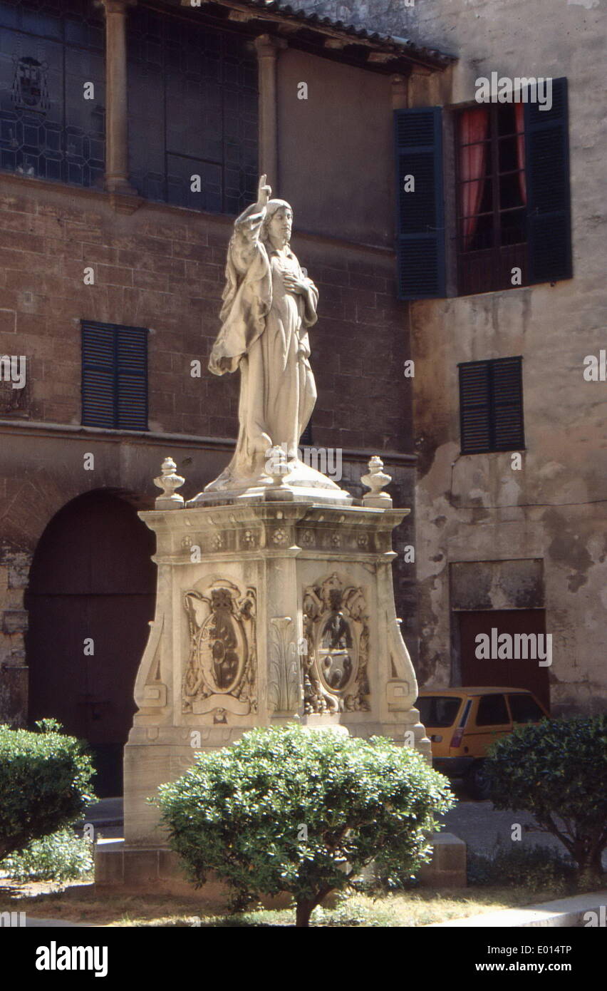 Statua di Gesù a Palma di Maiorca Foto Stock