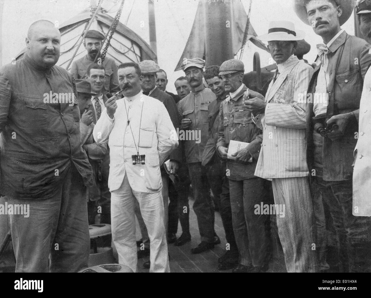 Reporter durante la guerra Russo-Giapponese, 1904/1905 Foto Stock