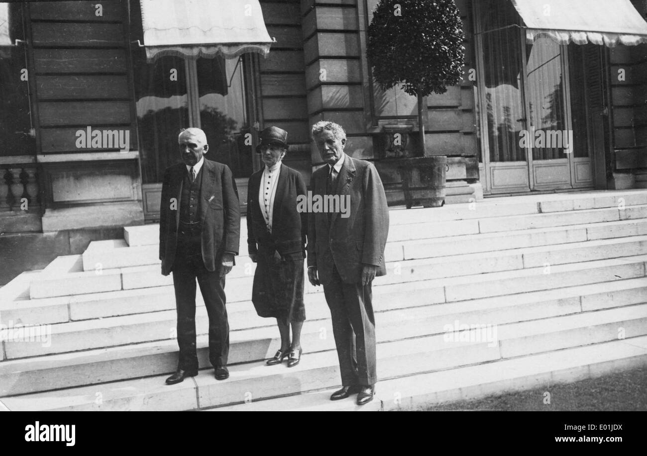 Il Patto Kellogg-Briand a Parigi, 1928 Foto Stock