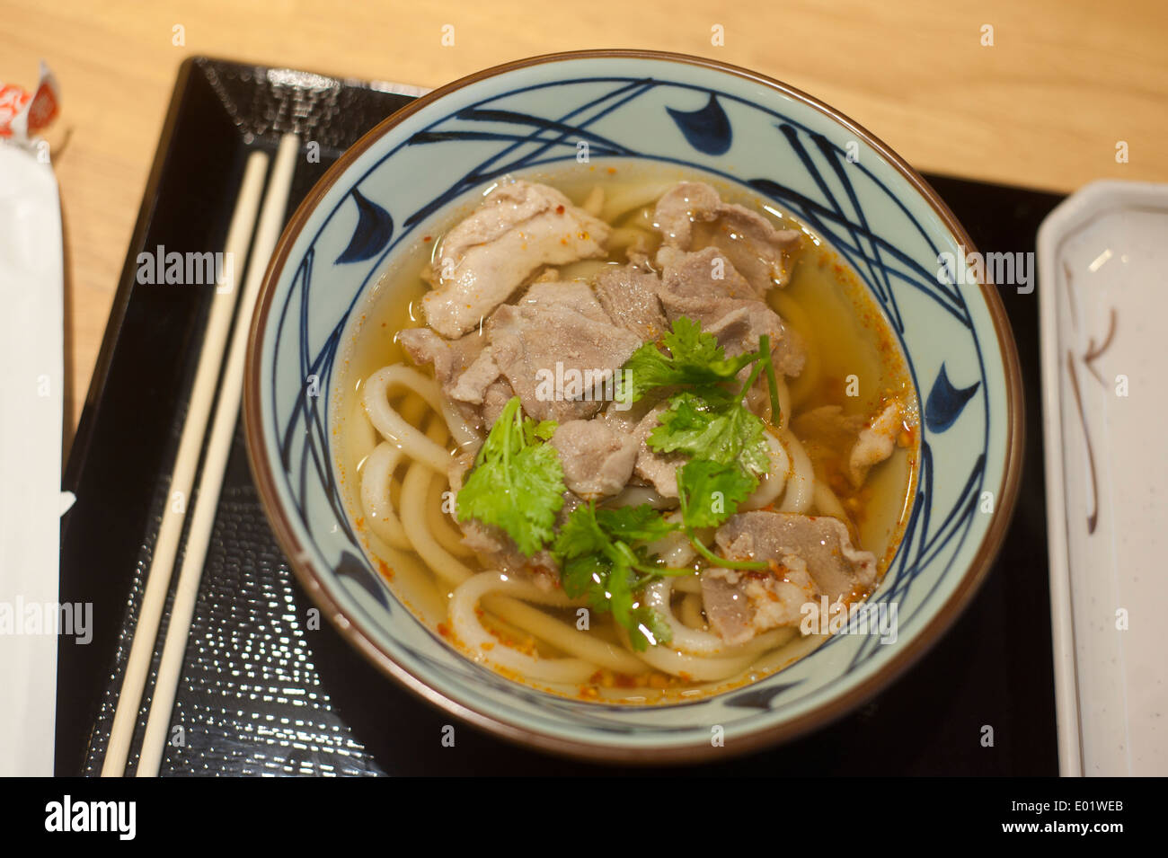 Bangkok cibo cinese Thailandia Cinese Giapponese soupe Foto Stock