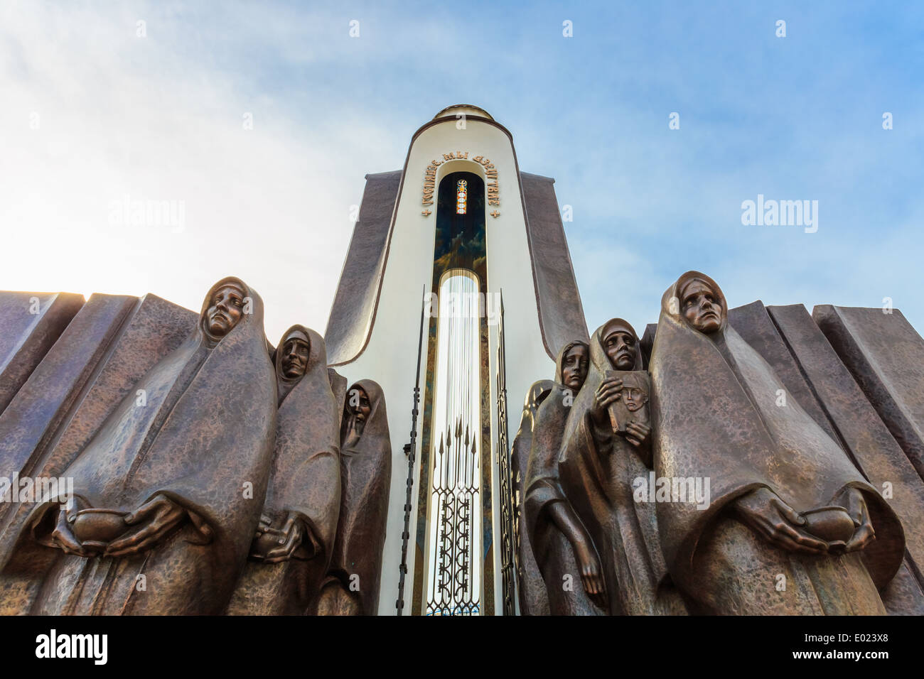 " Isola di lacrime" (Ostrov Slyoz) - memorial dedicato per la bielorussa soldati morti in Afghanistan Foto Stock