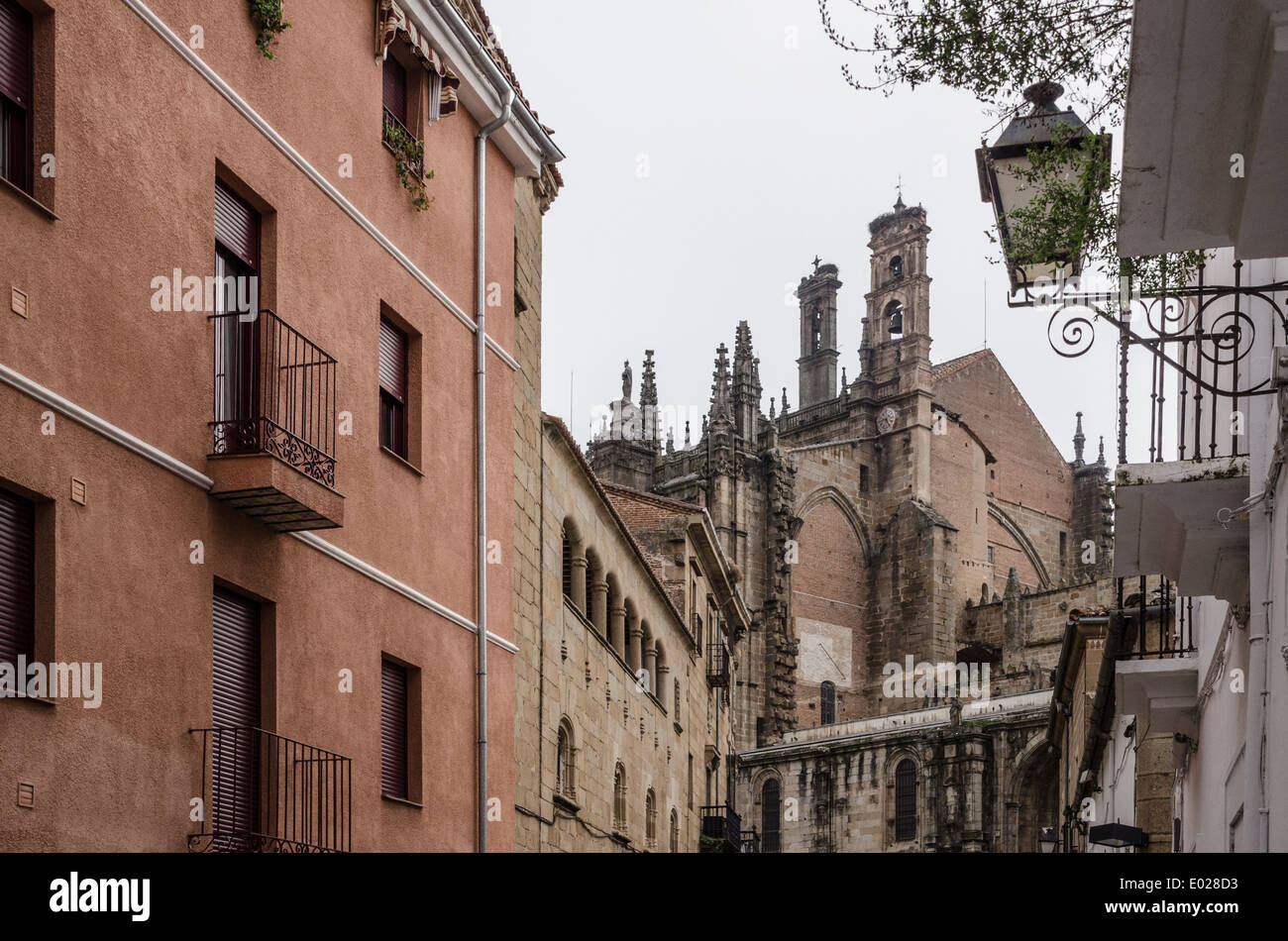 La Cattedrale di Plasencia, Plasencia, Caceres, Estremadura, Spagna, Europa Foto Stock