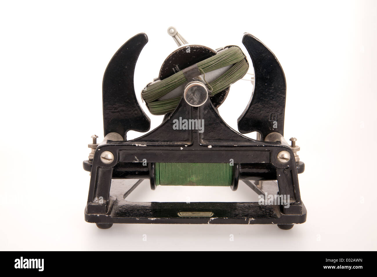 AC DC manuale elettromagnetico generatore di motore per scopi didattici Foto Stock