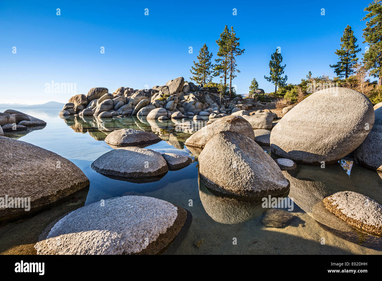 Bella sabbia Harbour in Lake Tahoe. Foto Stock