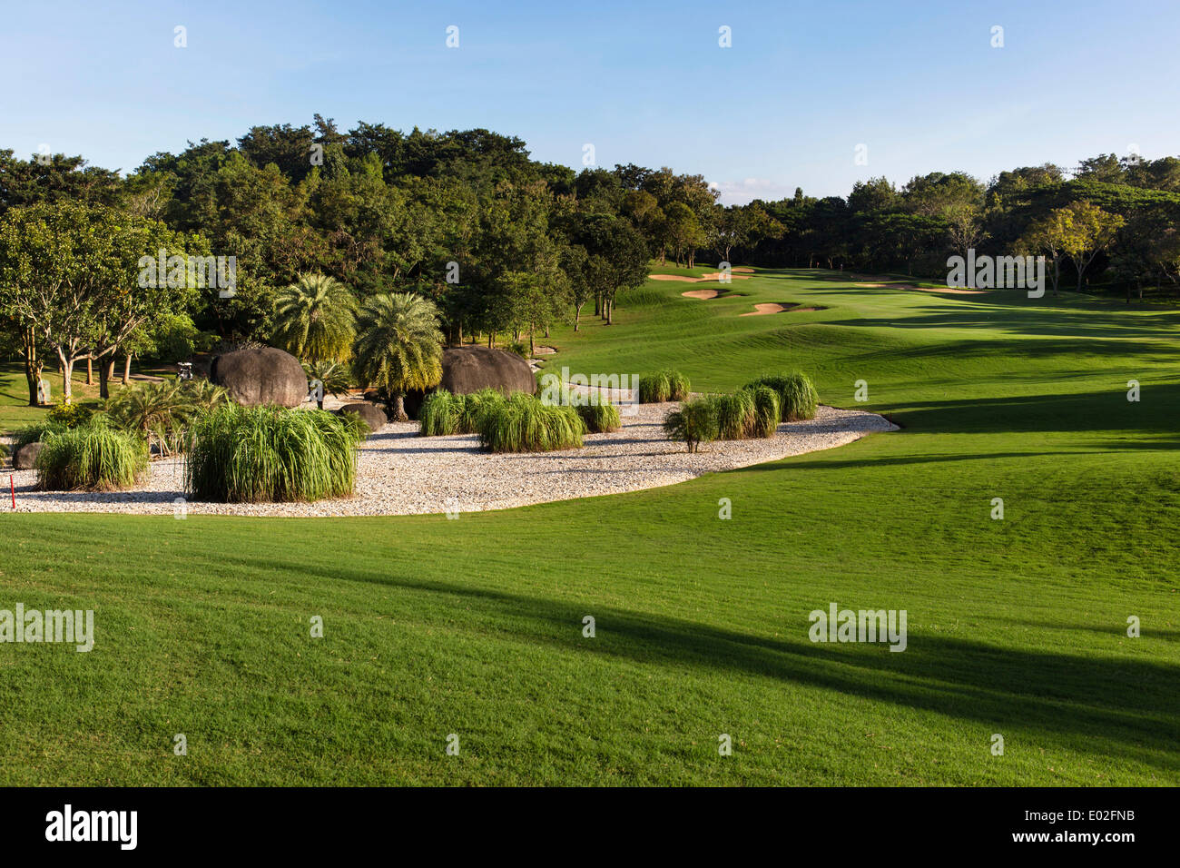 Santiburi Golf, Chiang Rai, provincia di Chiang Rai, Thailandia del Nord della Thailandia Foto Stock