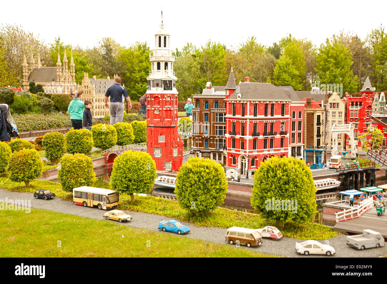 Regno Unito, Windsor, Legoland, una famiglia leisure park, lego display. Foto Stock
