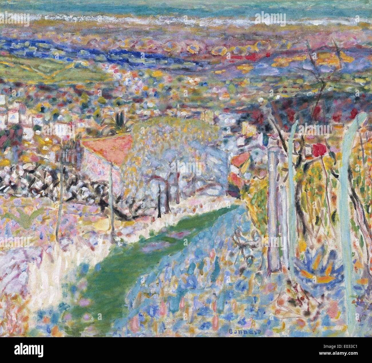 Pierre Bonnard paesaggio del Sud (Le Cannet) Foto Stock