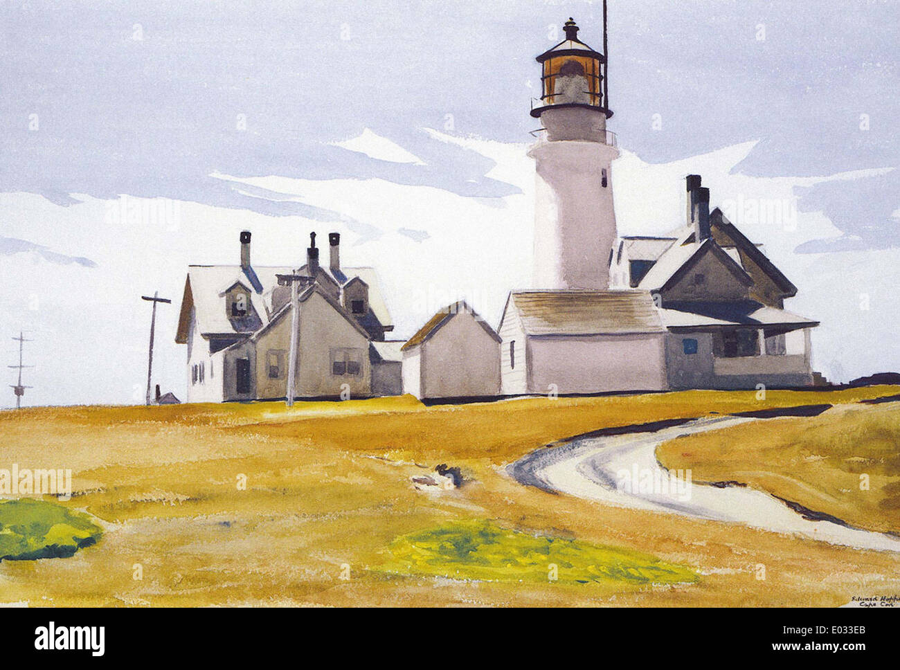 Edward Hopper Highland Light Foto Stock