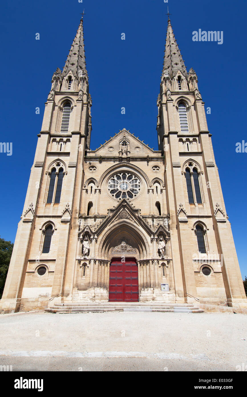 Chiesa di Saint Baudille a Nimes, Francia. Foto Stock