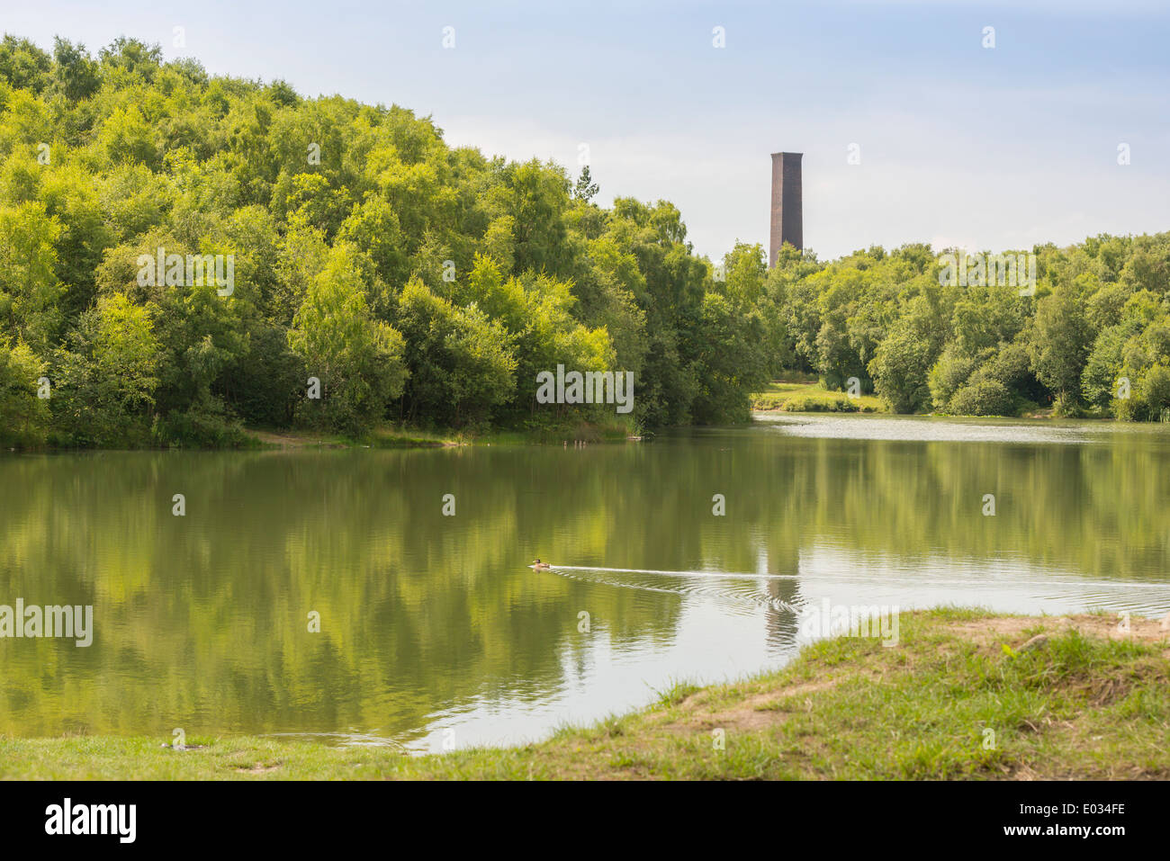Telford Parco Comunale, Shropshire. Foto Stock