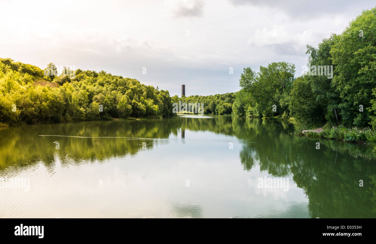 Telford Parco Comunale, Shropshire. Foto Stock