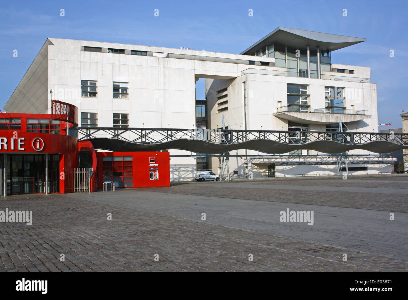 Cité de la Musique e il Parc de la Villette, Parigi Foto Stock