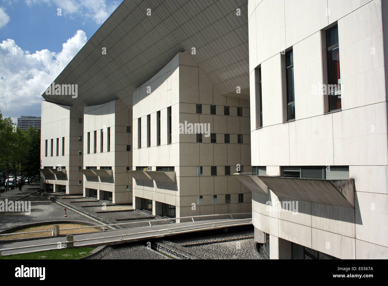Cité de la Musique e il Parc de la Villette, Parigi Foto Stock