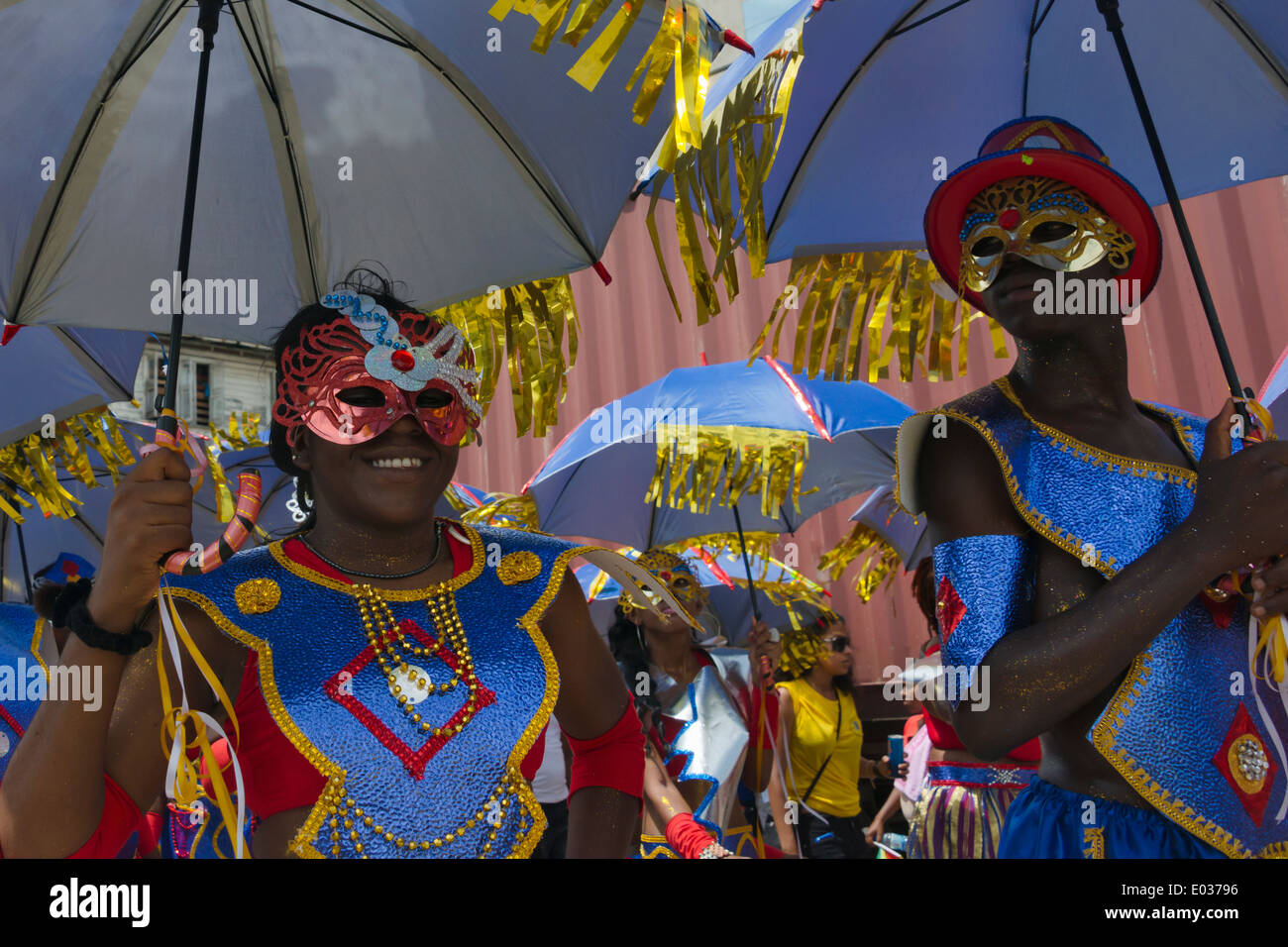 Sfilata di Carnevale, Georgetown, Guyana Foto Stock