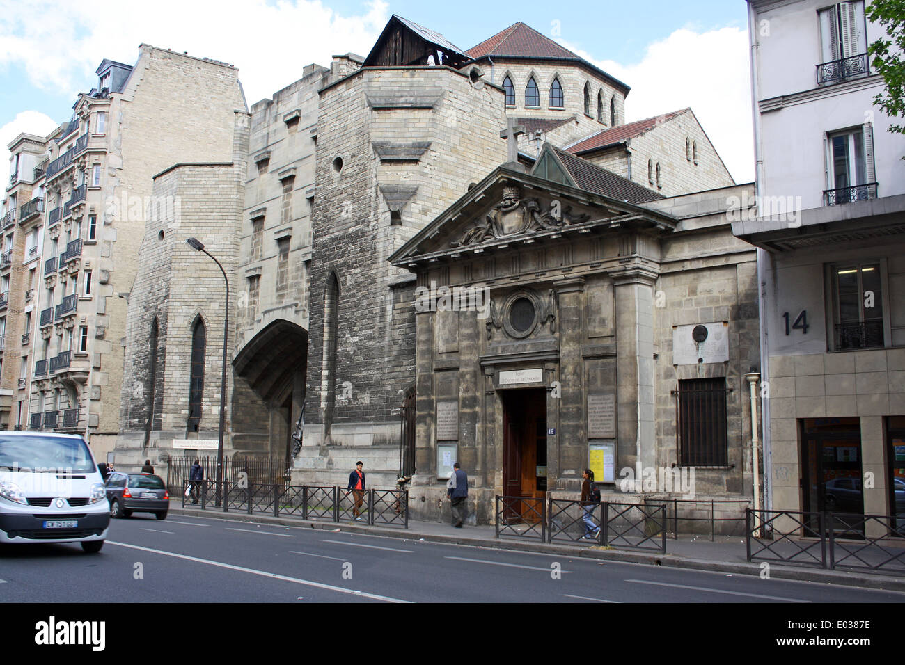 Parigi, Francia, Basilica di Sainte Jeanne d'Arc Foto Stock