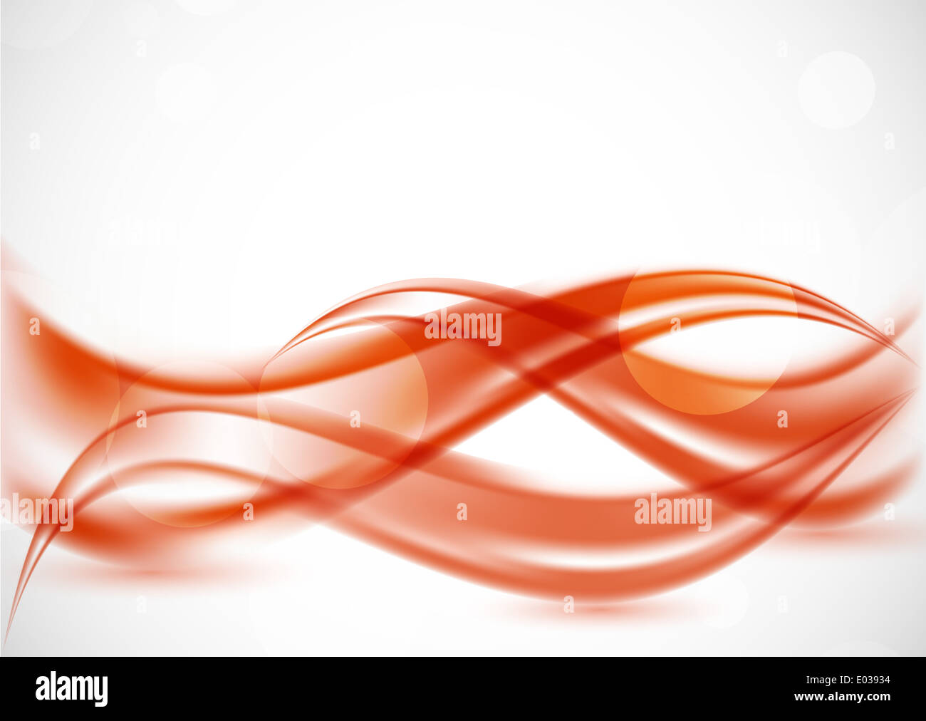 Ondulata sfondo rosso. Illustrazione astratta Foto Stock