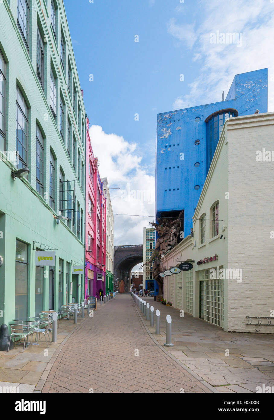 La crema Custard Factory, Digbeth, Birmingham Foto Stock