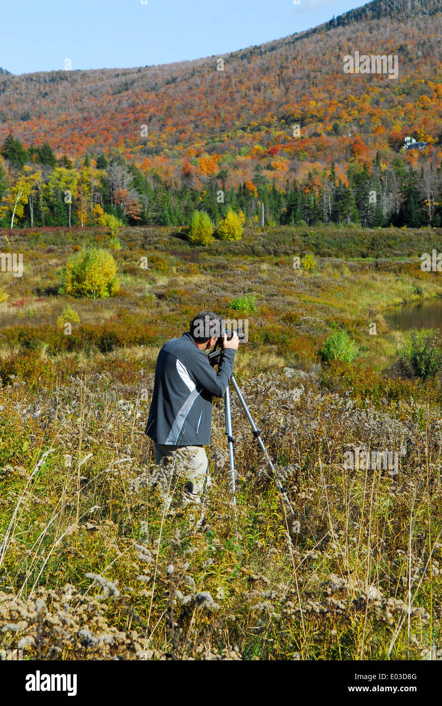 Fotografo Vermont Foto Stock