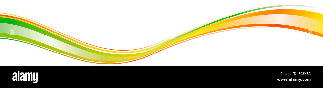 Dynamic Wave - prua nei colori dell'arcobaleno simboleggia il pieno di energie. Foto Stock