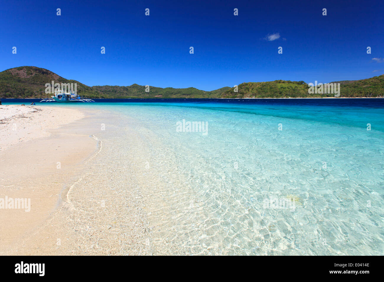 Filippine, Palawan Calamian Group, Cagdanao Isola Foto Stock