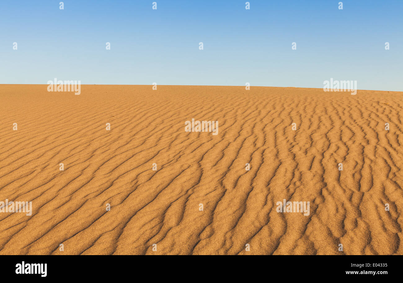 Le dune di sabbia di Mesquite piatto nella Valle della Morte nel deserto - California Foto Stock