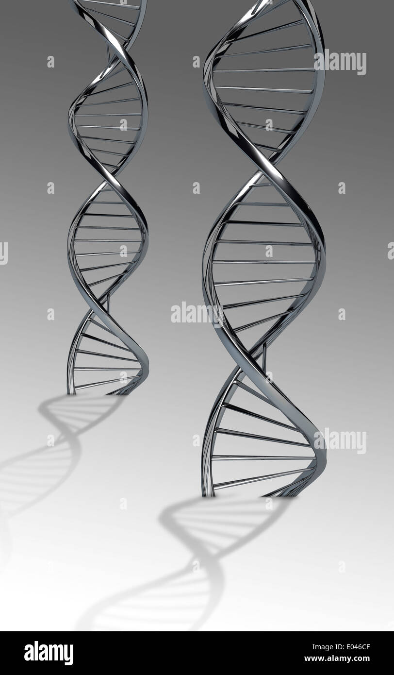 Immagine concettuale del DNA. Foto Stock