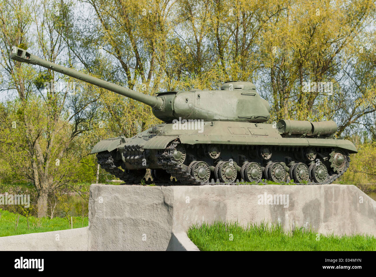 Serbatoio sovietica T 34 della seconda guerra mondiale. Foto Stock