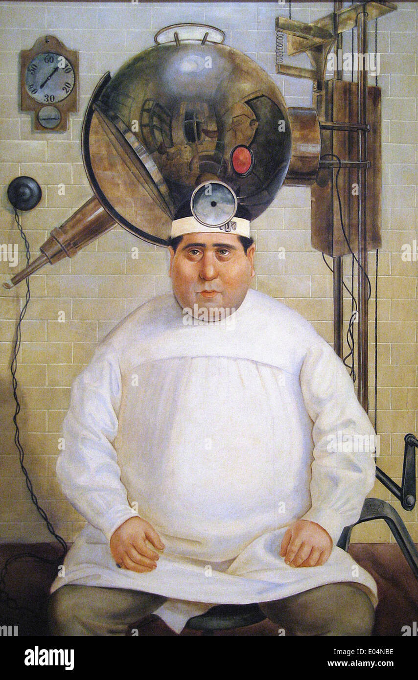 Otto Dix Dr. Mayer-Hermann Foto Stock