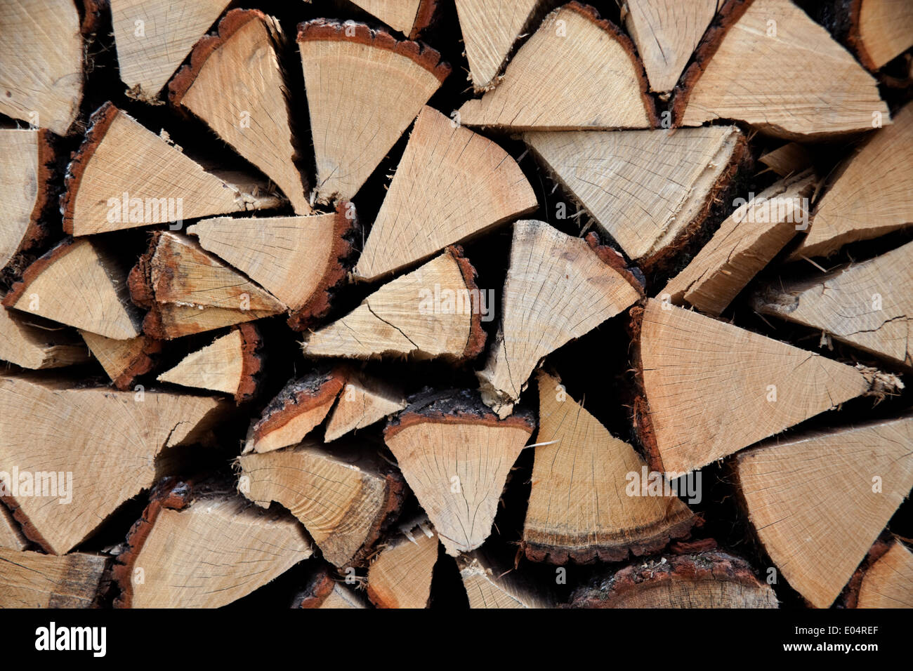 Legna da ardere, Brennholz Foto Stock