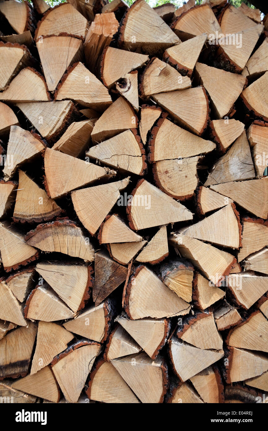 Legna da ardere, Brennholz Foto Stock