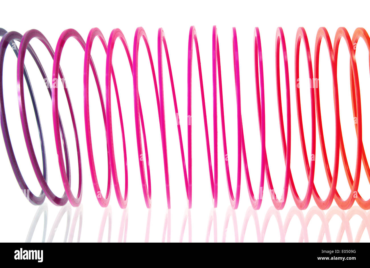 Giocattolo della molla elicoidale Foto Stock