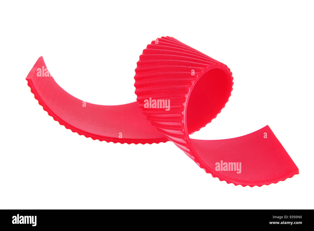 Pezzo di gomma siliconica Foto Stock