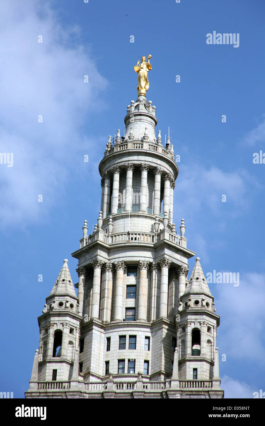 Gli Stati Uniti, New York, Palazzo Comunale. Architettura in New York, Stati Uniti d'America, Palazzo Comunale. Architektur in New York Foto Stock