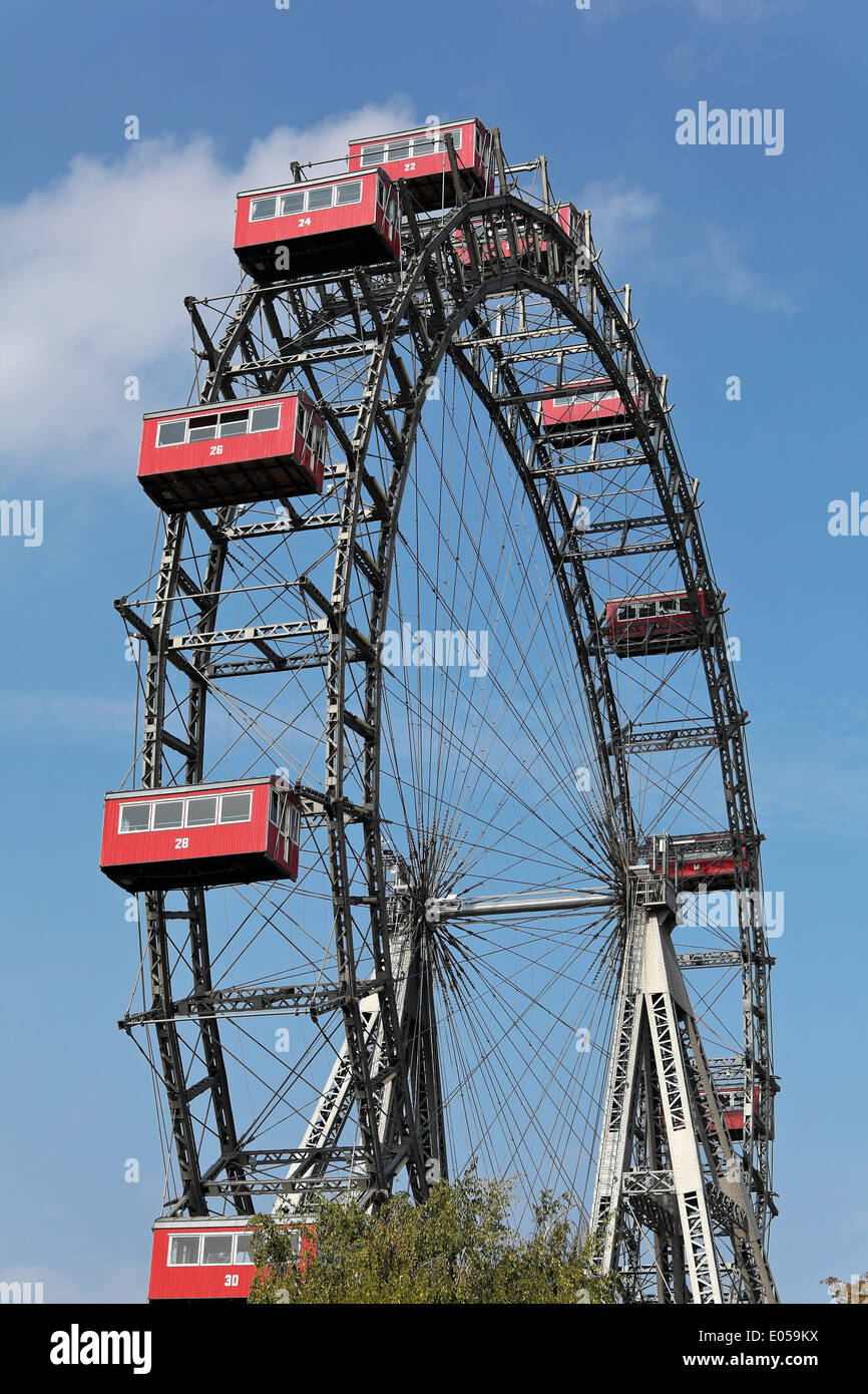 Austria, Vienna, Big Dipper, oesterreich, Wien, Riesenrad Foto Stock