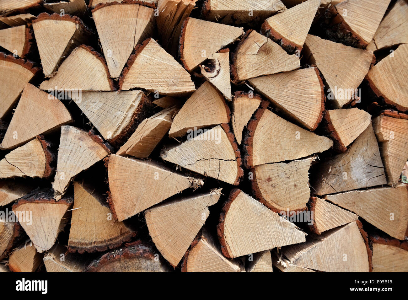 Legna da ardere, Brennholz Foto Stock