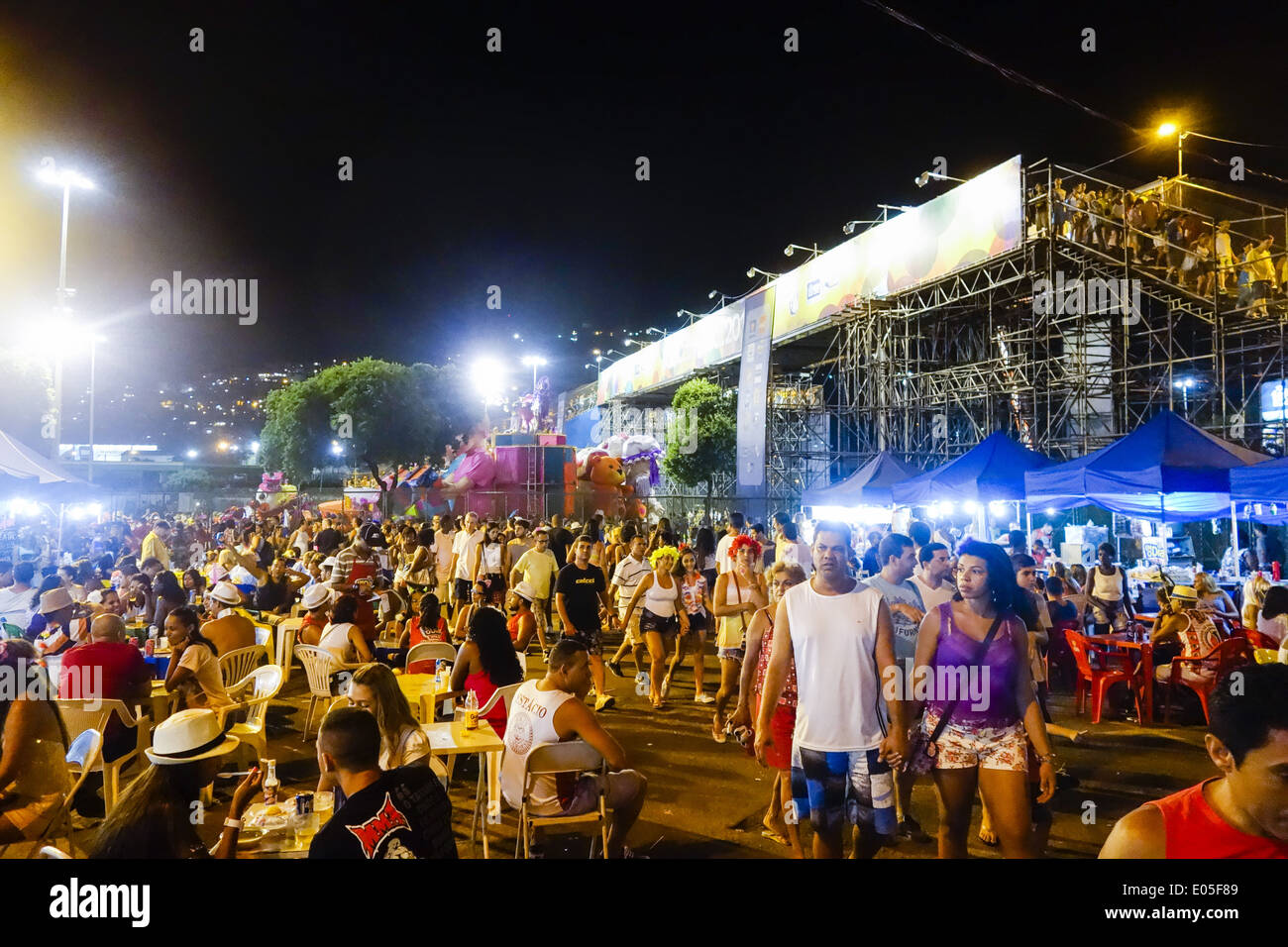 Rio de Janeiro, carnevale Sambadromo, Brasile Foto Stock