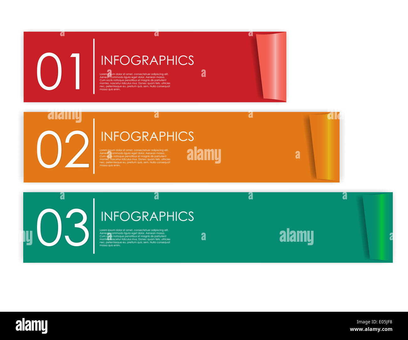 Infografico per modelli di business illustrazione vettoriale. Foto Stock