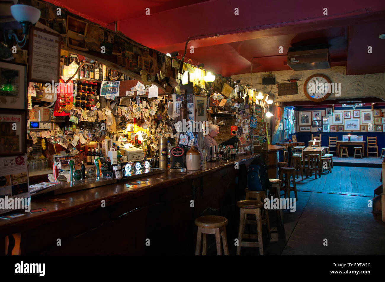 Interno della casa d'Angolo Bar in Coburg Street Cork City Munster Irlanda Foto Stock