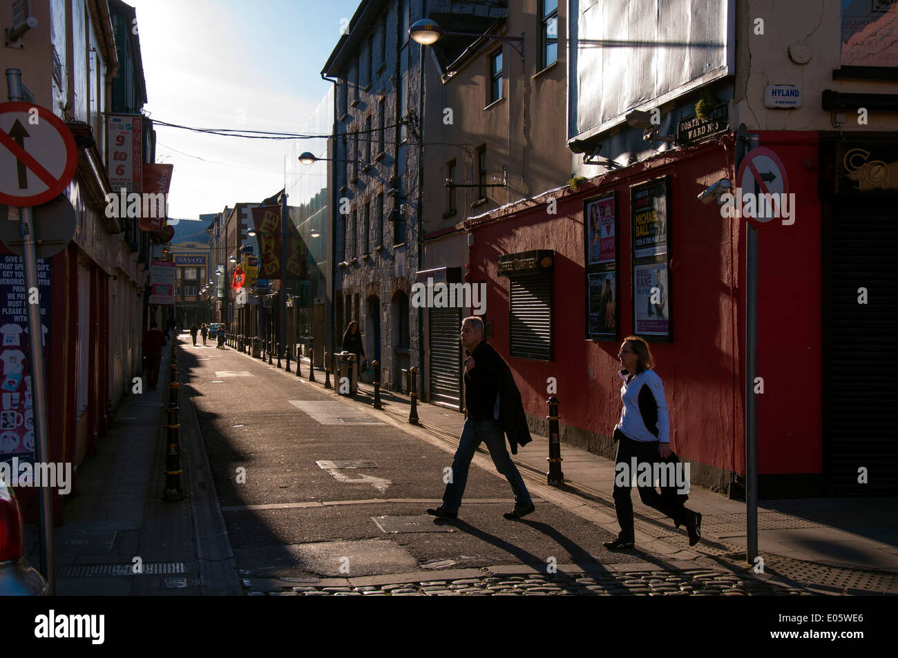 Maylor Street nella città di Cork County Cork Munster Irlanda Foto Stock