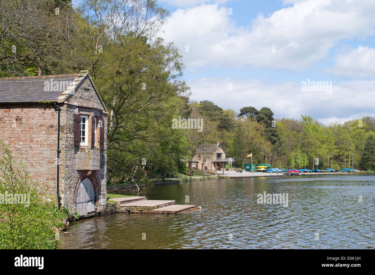 Il Boathouse a Talkin Tarn vicino a Brampton Cumbria Inghilterra England Regno Unito Foto Stock