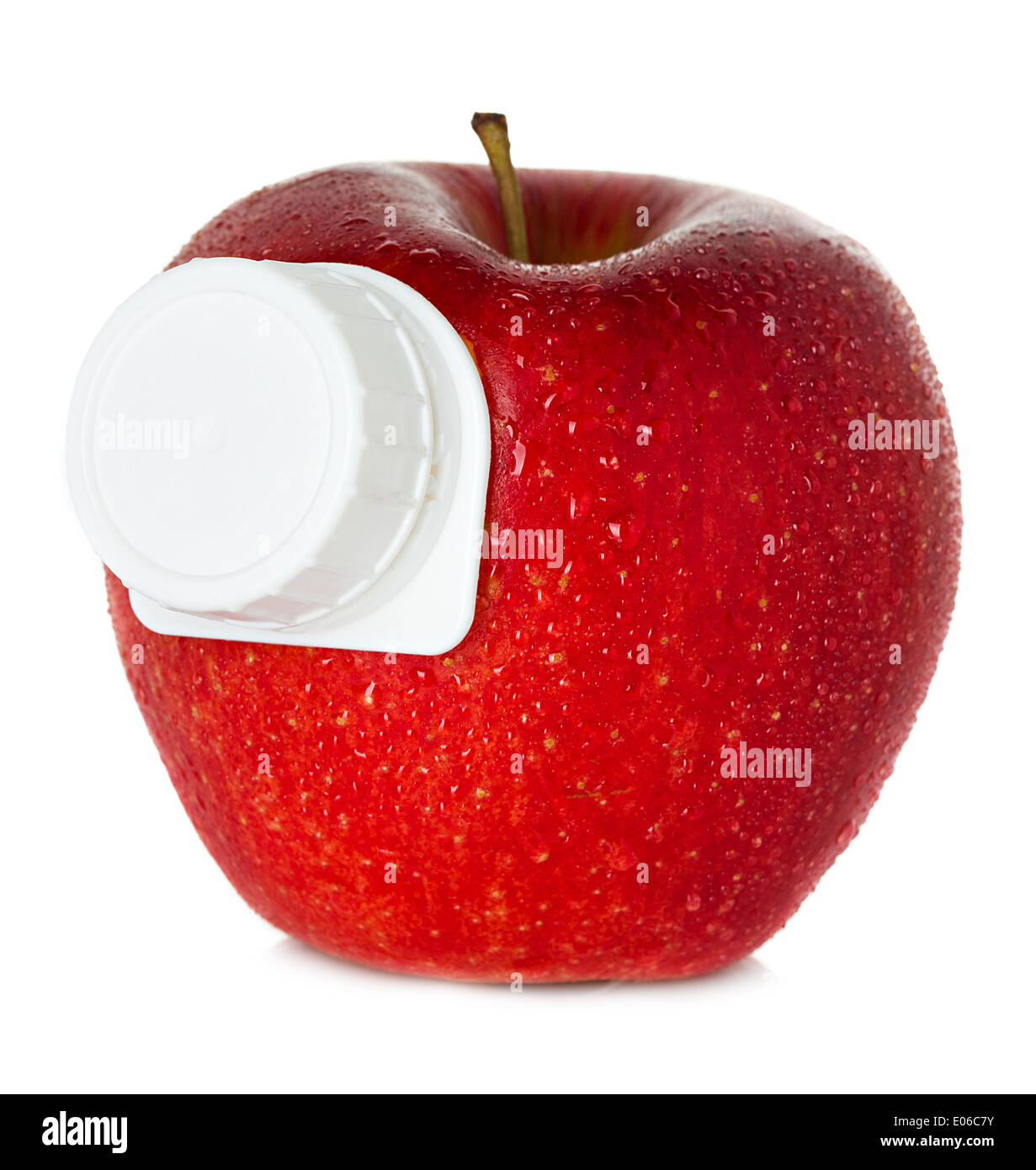 Stilizzata di succo di mela confezione Foto Stock