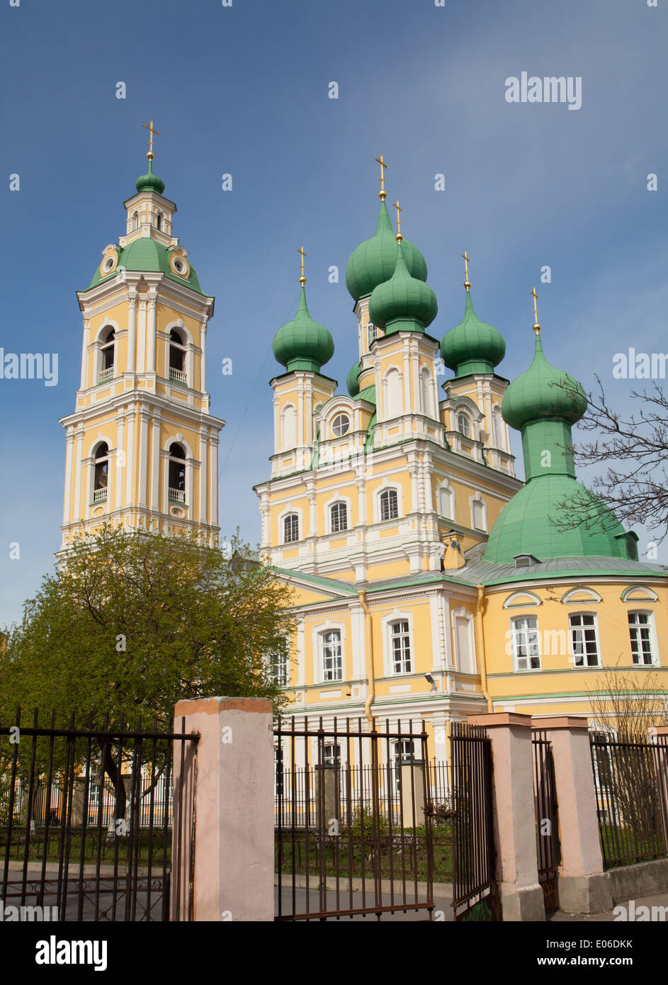 Chiesa dell'Annunciazione sull isola vasilevsky in San Pietroburgo. Foto Stock