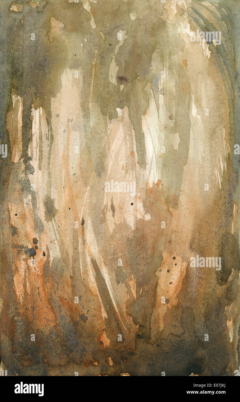 Abstract Texture ad acquerello Foto Stock