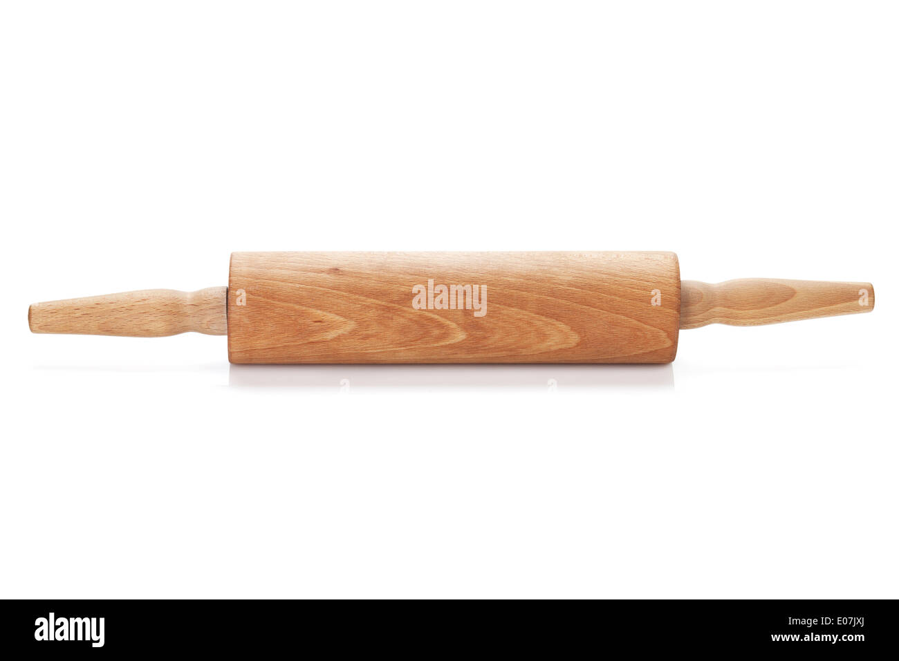 La laminazione di legno pin. Isolato su sfondo bianco Foto Stock