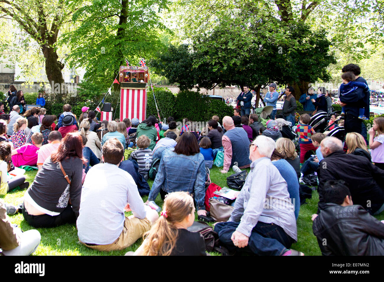 2014 Canalway cavalcata una via navigabile festival, Little Venice Londra, Regno Unito. Foto Stock